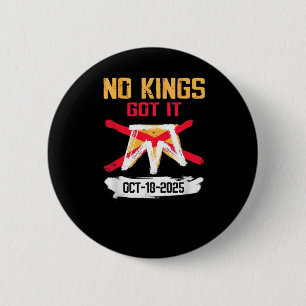 Keine König Patriotische Freiheit Keine Könige In Button