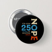 Keine Könige 28. März 2026 Protestschild Button (Vorne & Hinten)