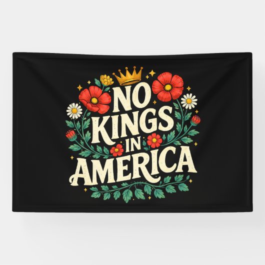 Keine Könige Amerika Banner (Horizontal)