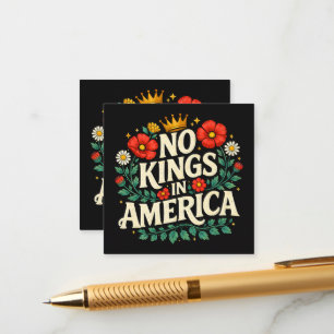 Keine Könige Amerika Begleitkarte