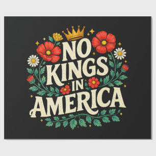 Keine Könige Amerika Geschenkpapier