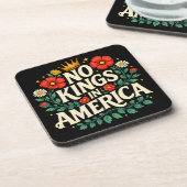 Keine Könige Amerika Getränkeuntersetzer (Linke Seite)