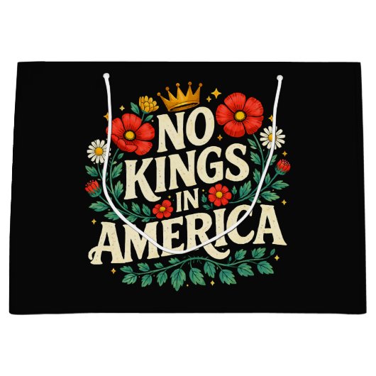 Keine Könige Amerika Große Geschenktüte (Vorderseite)