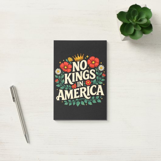 Keine Könige Amerika Post-it Klebezettel (Büro)