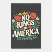 Keine Könige Amerika Post-it Klebezettel (Vorderseite)