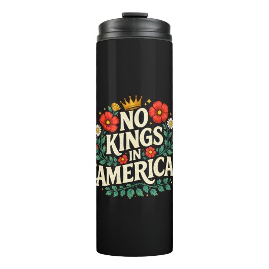Keine Könige Amerika Thermosbecher (Vorderseite)