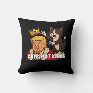 Keine Könige Anti-Katzen Lustiger Klassischer Stil Kissen