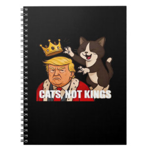 Keine Könige Anti-Katzen Lustiger Klassischer Stil Notizblock