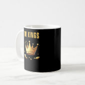 Keine Könige. Einfache und dennoch eindrucksvolle  Kaffeetasse (Vorderseite Links)