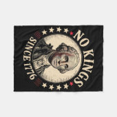 Keine Könige in Amerika 1776 Fleecedecke (Vorderseite (Horizontal))