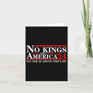Keine Könige in Amerika 2024 Niemand ist über dem Karte