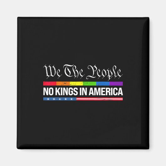 Keine Könige in Amerika 7 Magnet (Vorne)