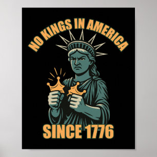 Keine Könige In Amerika Anti-Eis Trump Statue Der  Poster