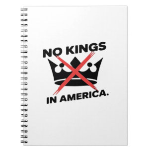 Keine Könige in Amerika Anti-Essential Retro-Stil Notizblock