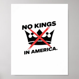 Keine Könige In Amerika Anti-Essential Retro-Stil Poster