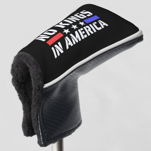 Keine Könige in Amerika - Anti-Monarchie Golf Headcover (3/4 Vorderseite)