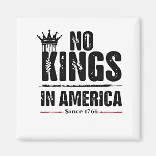 Keine Könige in Amerika Anti Trump American Patrio Magnet