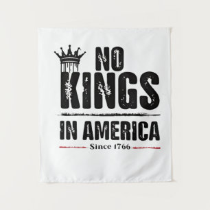 Keine Könige in Amerika Anti Trump American Patrio Wandteppich