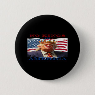 Keine Könige in Amerika Anti-Trump kreative Gestal Button
