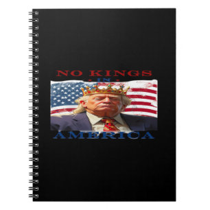 Keine Könige in Amerika Anti-Trump kreatives Desig Notizblock
