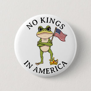 Keine Könige in Amerika Anti-Trump Protest Button