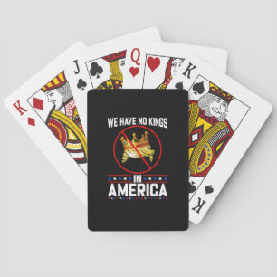 Keine Könige in Amerika außer ich widerspreche Min Spielkarten