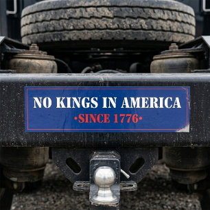 Keine Könige in Amerika Autoaufkleber