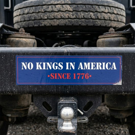 Keine Könige in Amerika Autoaufkleber