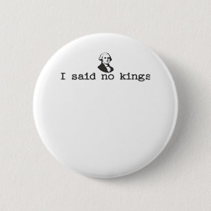 Keine Könige In Amerika Bold Casual Button