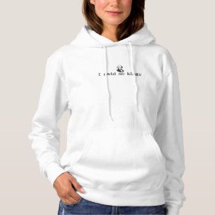 Keine Könige In Amerika Bold Casual Hoodie