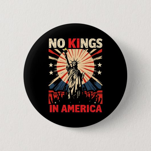 Keine Könige in Amerika Button (Vorderseite)