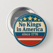 Keine Könige in Amerika Button (Vorne & Hinten)