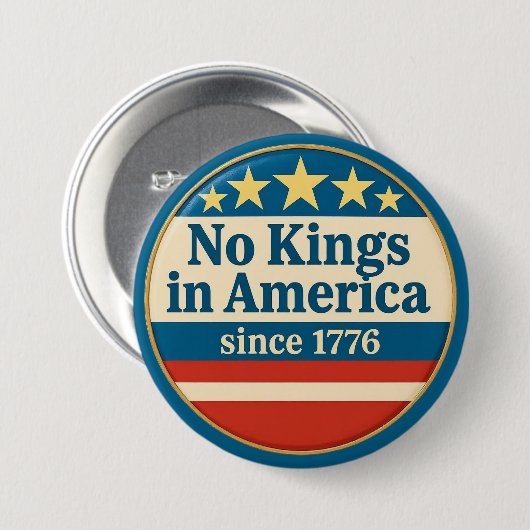 Keine Könige in Amerika Button (Vorne & Hinten)