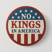 Keine Könige in Amerika Button (Vorderseite)