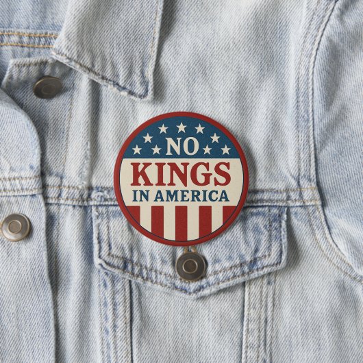 Keine Könige in Amerika Button (Beispiel)
