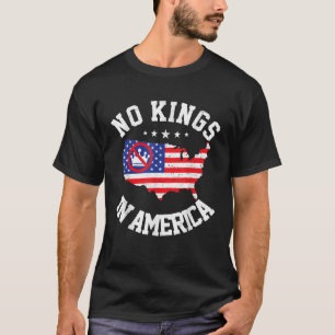 Keine Könige in Amerika Demokratie USA Unabhängigk T-Shirt