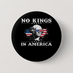Keine Könige In Amerika Doge Klassischer Lustiger Button