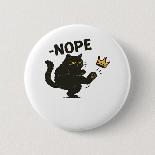 Keine Könige In Amerika Essential Cool Unique Button (Vorderseite)