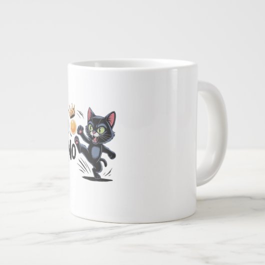 Keine Könige in Amerika Essential Minimal Clean Jumbo-Tasse (Vorderseite Rechts)