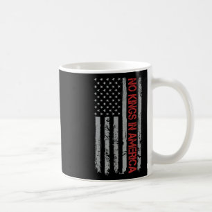Keine Könige in Amerika Fahne Vintag Kaffeetasse