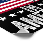 Keine Könige in Amerika - Flag-Protest Rettete Dem Poster (Ecke)