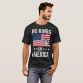 Keine Könige in Amerika - Flag-Protest Rettete Dem T-Shirt (Vorne ganz)