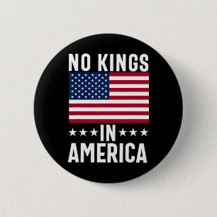Keine Könige in Amerika Flaggenprotest Rettete Dem Button
