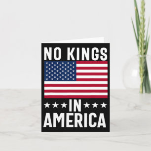 Keine Könige in Amerika Flaggenprotest Rettete Dem Karte