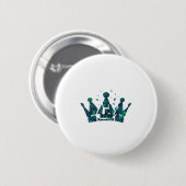 Keine Könige In Amerika Freedom Ästhetik Button (Vorne & Hinten)