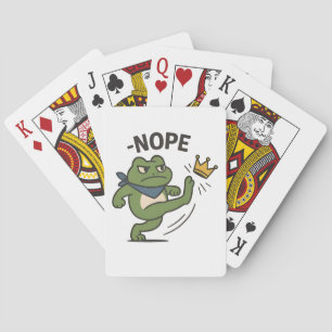 Keine Könige in Amerika Frosch Keine Könige Demokr Spielkarten