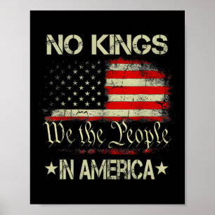 Keine Könige in Amerika gegen Trum Poster