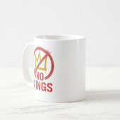 Keine Könige in Amerika gegen Trump Kaffeetasse (Vorderseite Links)
