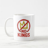 Keine Könige in Amerika gegen Trump Kaffeetasse (Links)