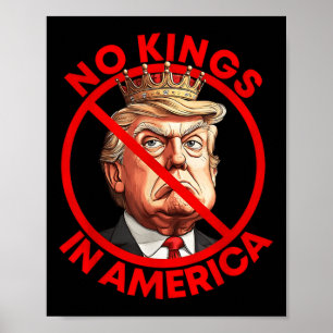 Keine Könige in Amerika gegen Trump Protest Poster